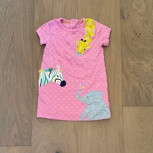 Baby Boden Pink and Yellow Dress